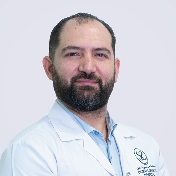 Dr. Wajdi Albonji Specialist Internal Medicine Dubai London Hospital, Clinic at Nakheel Mall, Clinic at Dubai Festival City Mall