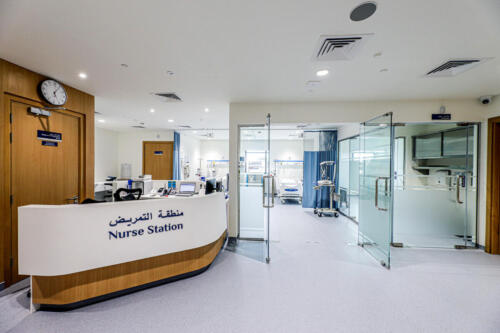 Picture of a nurse station in aesthetic clinics in dubai
