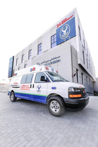 Dubai hospital emergency van picture