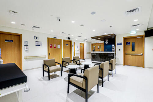 Waiting room for patients in dubai private hospitals